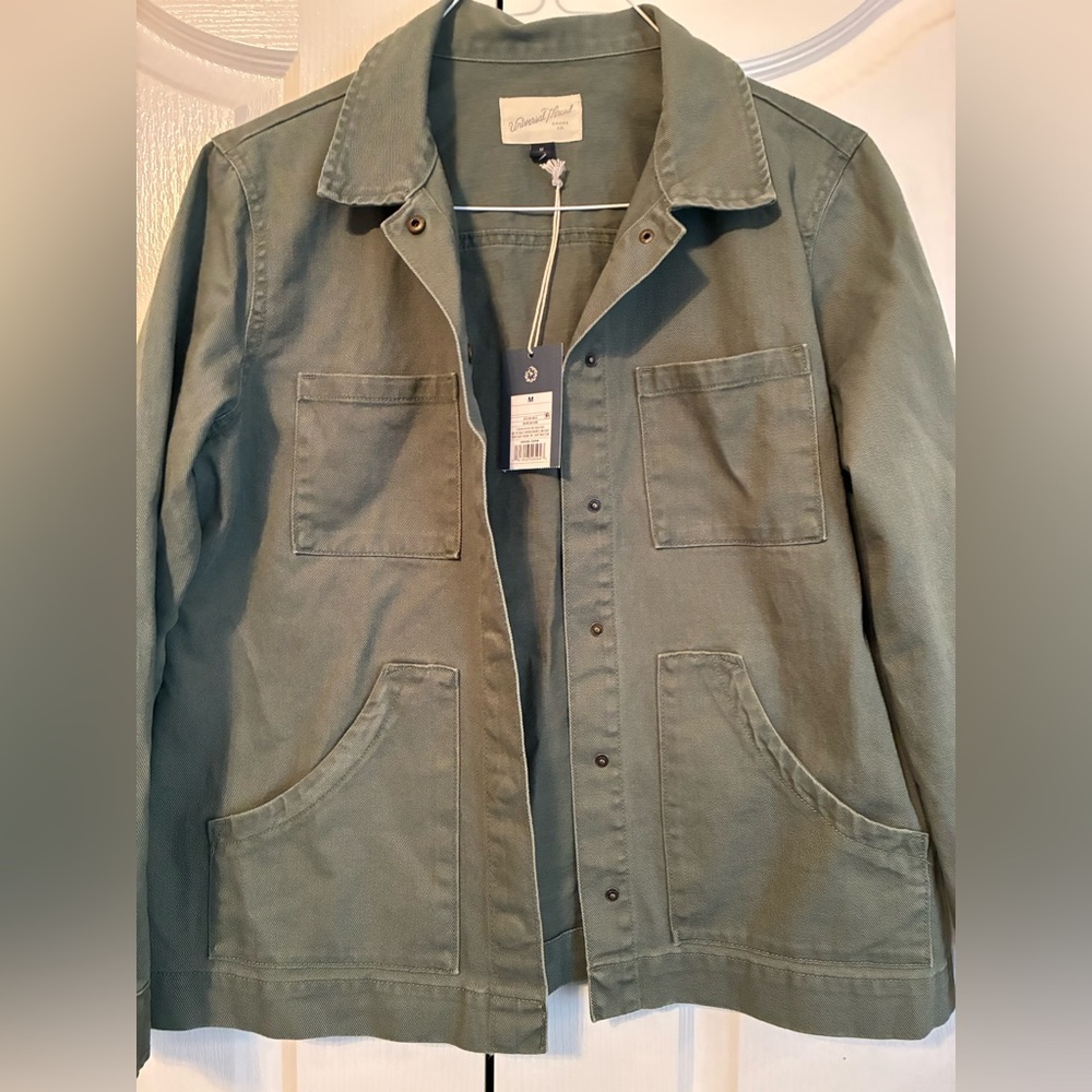 Universal Thread Olive Jean Jacket - image 1